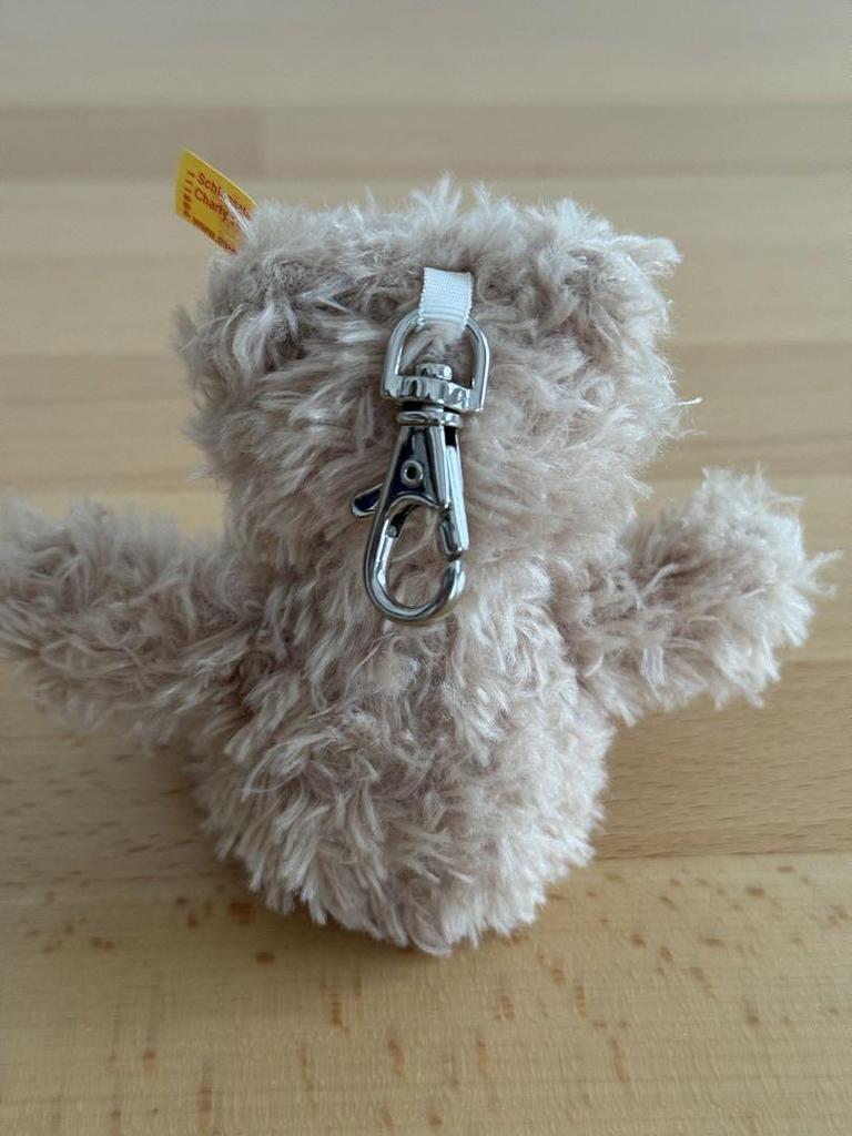 [USED] German Steiff Teddy Bear Keychain Plush Toy
