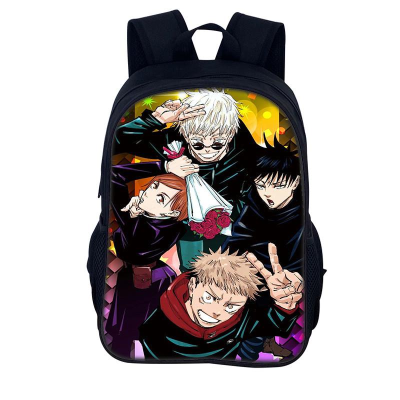 Модный стильный двухлямочный рюкзак Jujutsu Kaisen для студентов и commuting