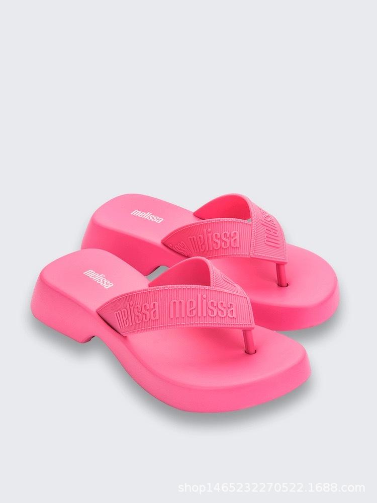 Женские легкие повседневные шлепанцы Melissa 2025 на среднем каблуке