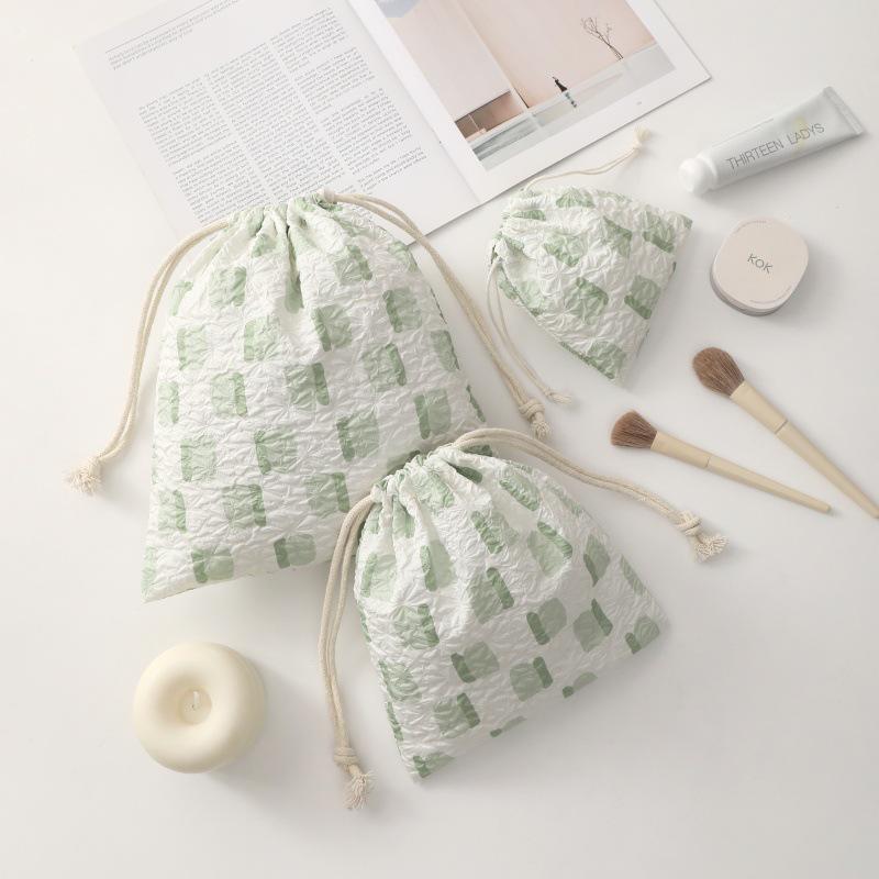 Набор: Мультяшный рюкзак-мешок и косметичка: Женская коллекция для хранения из трех предметов