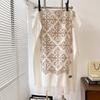 2024 Retro Ethnic Style Embroidered Imitation Cashmere Scarf - Warm & Versatile Fashion for Autumn/Winter