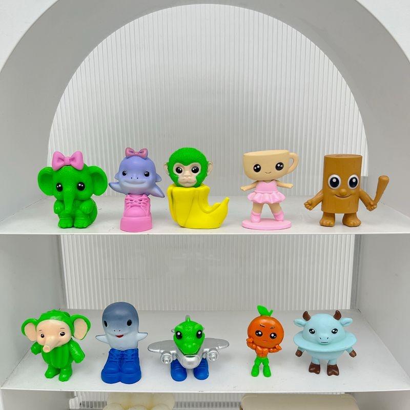 8 шт./набор Итальянский маразм Украшение Настольное украшение Тунг Тунг Тунг Сахур Фигурка Украшение для дома Тралалеро Тралала Фигурка