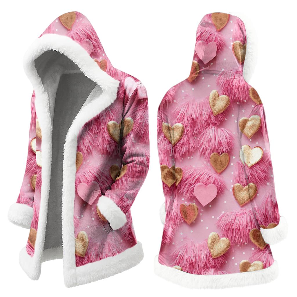 Унисекс кардиган с капюшоном и карманами, теплая верхняя одежда