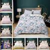 Small Fresh Floral Kit 3D Digital Printing Quilt Cover Bedding Flower Three-Piece Set