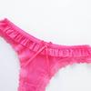 Женские сексуальные кружевные трусики, бесшовные дышащие полые трусы, нижнее белье для девочек