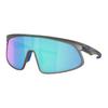 Oakley Солнцезащитные очки неправильной формы оригинального дизайна Мужские солнцезащитные очки Черные OO9484D948403