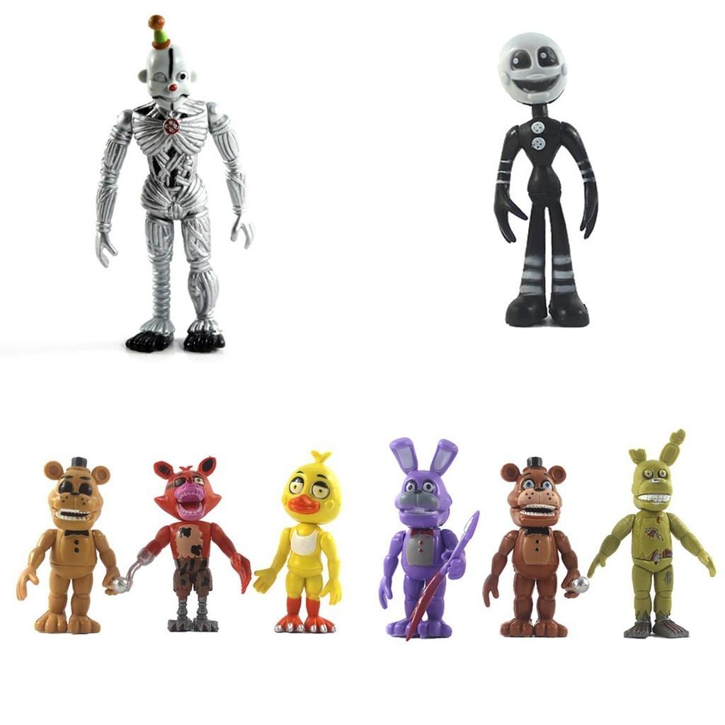 Захватывающий набор из 6 фигурок Fnaf Five Nights At Freddy's для увлеченных фанатов