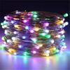 5/10M Battery LED String Light Copper Silver Wire Garland Light Waterproof Fairy Lights for Christmas Wedding Party Decoration