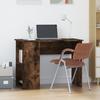 VidaXL Desk Smoked Oak 100x55x75 Cm Engineered Wood 823029