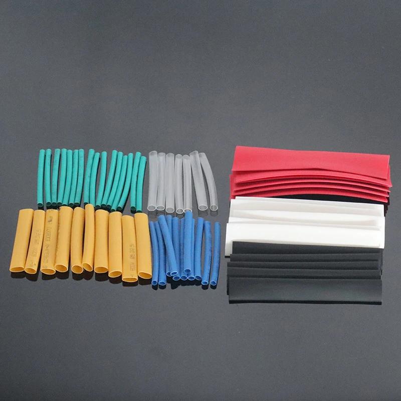 Heat Shrink Tube Kit Insulation Sleeving and Waterproof Solder Ring Terminal Insulated Butt Splices Wire Connectors Assorted Set