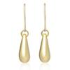 [Naot Jewelry] Серьги-капли, 18 карат золота, Каплевидная форма [В подарочной упаковке] Женские серьги-крючки, Серьги-гвоздики капля (Общая длина 3 см)