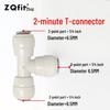 Three-Way Cardless Quick Connector RO Water Purifier for Household Use with 2, 3, and 4-Point PE Pipe Fittings