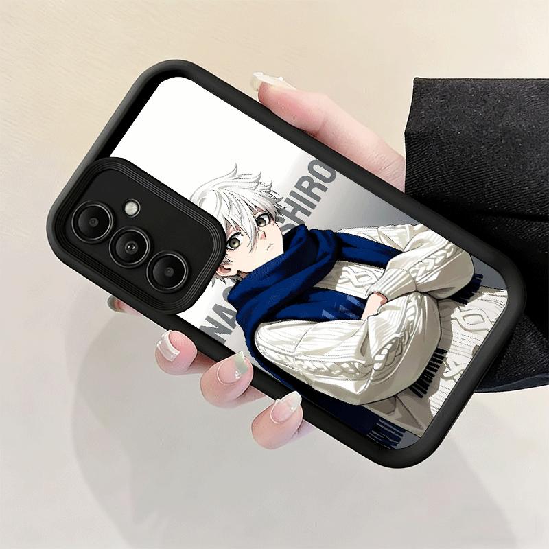 Чехол для телефона для Samsung Galaxy A17 A16 A15 A14 A13 Синий L-Lock Наги Сэйсиро A56 A36 A26 A55 A35 A25 A54 A34 A24 A53 A33 A23 A07