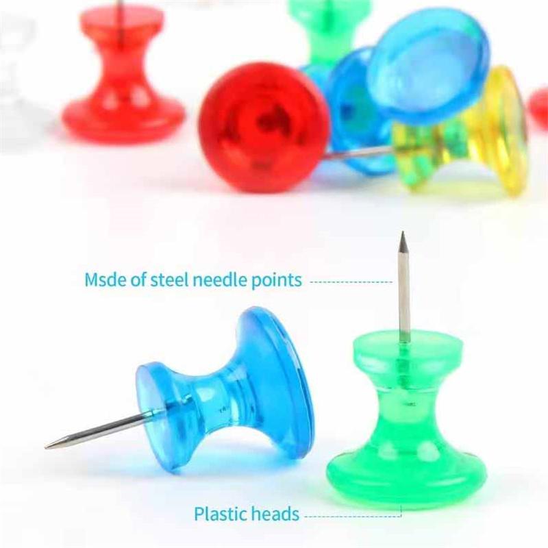 Разноцветные прозрачные кнопки-гвоздики многоразовые для офиса, дома и школы, для доски объявлений, для заметок, для пробковой доски, для классной доски, для дерева, пробки, ткани, инструмент для DIY