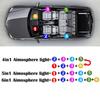 Car Interior Neon RGB Led Ambient Light Fiber Optic Kit With APP Sound Control Multiple Modes Auto Atmosphere Decorative Lamp