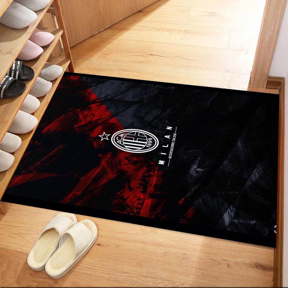 Ac Milan Area Rug Perfect For Balcony Hallway Bedrooms Entryway Antislip Carpet Decorate Offices Spiritual Gift