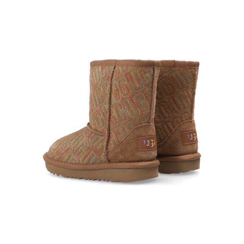 UGG Детские Классические Ультра Мини Каштановые 1112383T-CHE