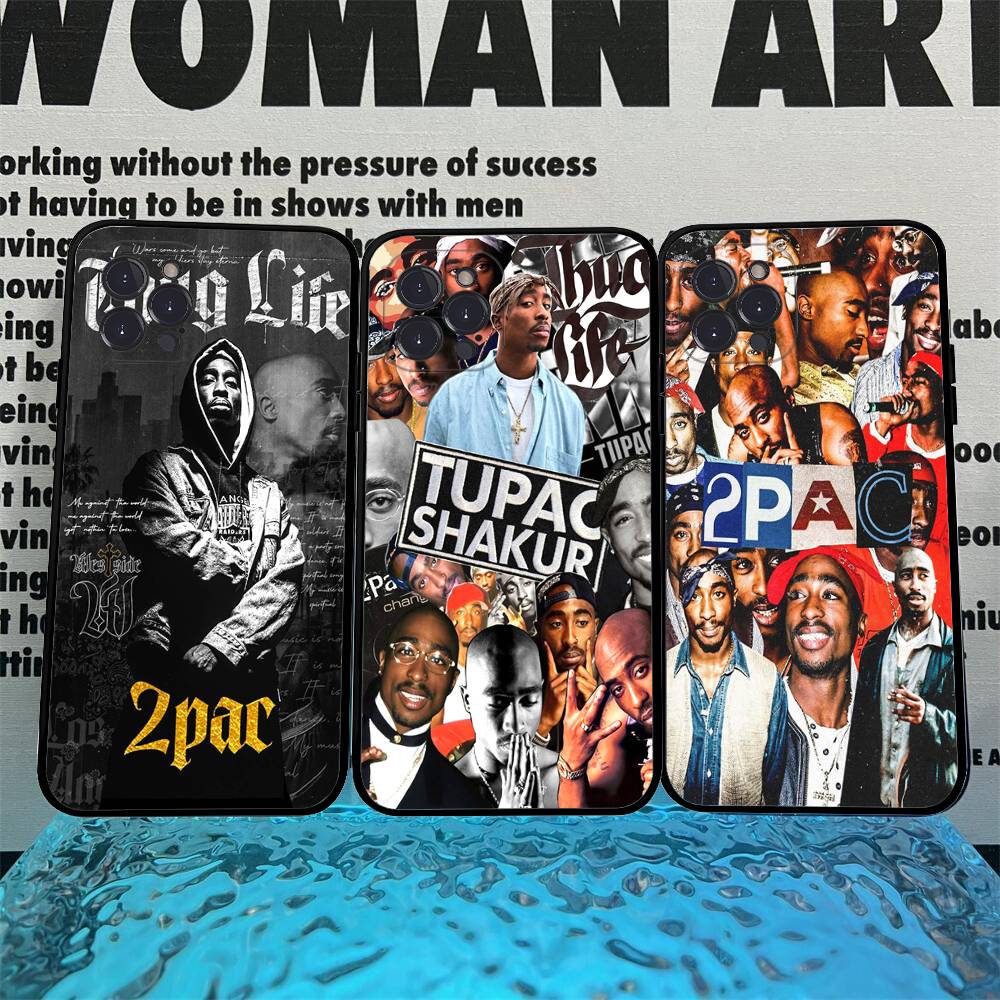 Чехол для телефона с изображением американского рэпера T-Tupac S-Shakur для iPhone 17 Air 16 15 14 13 12 11 Pro Max 16 15 14 Plus, мягкий чехол из ТПУ