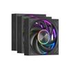 Высокопроизводительный ARGB-вентилятор CPS [F7X120 ARGB BK 3IN1] [Авторизованный дистрибьютор в Японии]