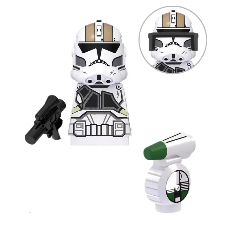 Набор MOC (Модель) Миниатюрные фигурки военных солдатиков в стиле аниме, экшен, Fallout, оружие, роботы-меха, строительные блоки, конструктор, игрушки для детей, подарок