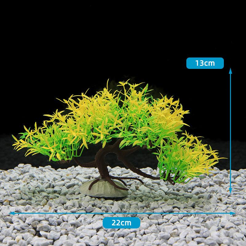 Украшения для аквариума, имитация сосны, искусственные деревья, растения, украшения