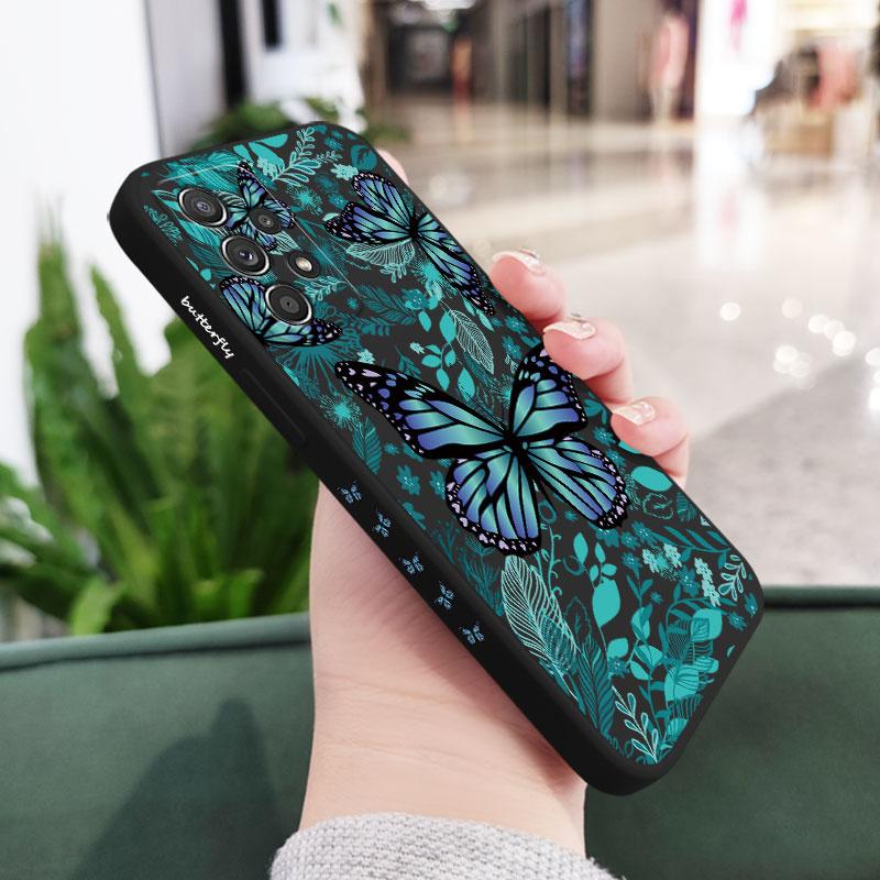 Aurora Butterfly Case For Samsung A56 A54 A36 A34 A26 A24 A14 A73 A53 A33 A23 A13 A17 A16 A07 A06 A52 A72 A32 A15 A25 A35 A55 5G