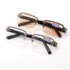 Classic High-quality Half-frame Reading Glasses Mens Vintage Natural Original Stone Presbyopia Eyeglasses Diopter +1.0 To +4.0
