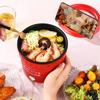 450 Вт Мини-электрическая кастрюля Многофункциональная рисоварка Кастрюля для приготовления лапши быстрого приготовления Каша Омлет Кастрюля для быстрого приготовления пищи Сковорода