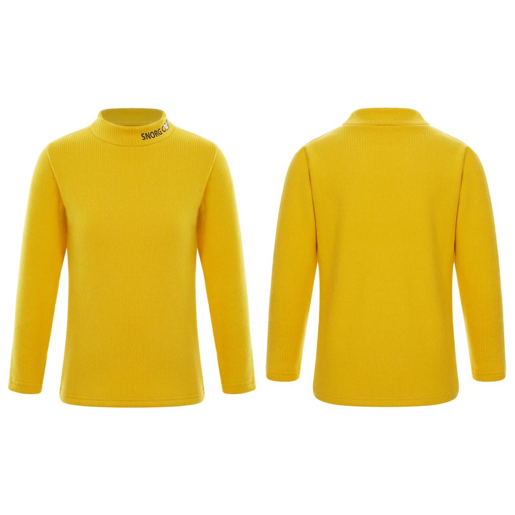 Детское теплое термобелье для мальчиков и девочек, топ унисекс, детская рубашка с воротником с надписью и длинными рукавами, одежда для дома