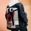 Li Ning Sports Fashion Series Color Block Patch Washed Denim Jacket Men Jacket Denim-Grey AJDR207-2
