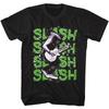 Slash Repeat Jamming On Stage Разбить Стекло Мужская Футболка Музыкальная Мерч Метал-Группы Унисекс Футболка
