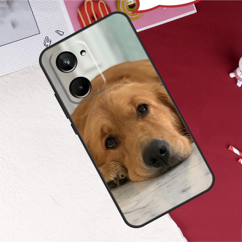 Golden Retriever Dog For Realme C75 C71 C55 C53 C67 C61 C33 C63 C51 C65 GT7 15 Pro 10 11 12 13 14 Pro Plus Case