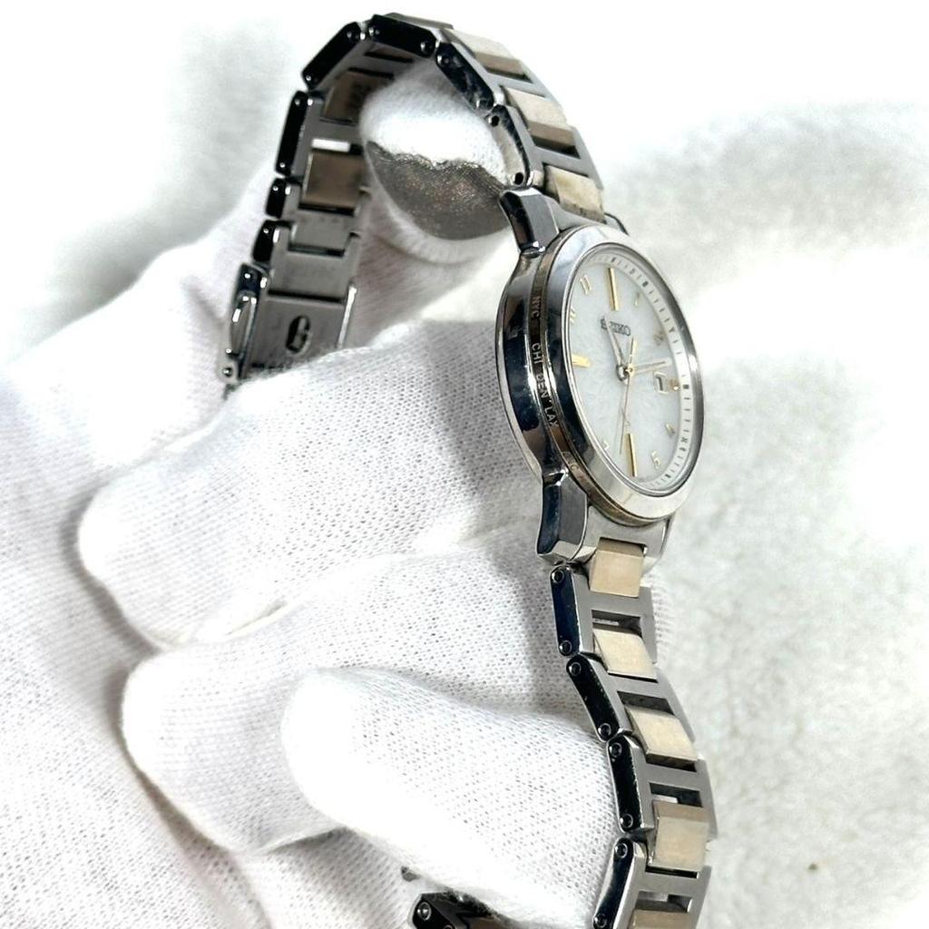 [USED] Seiko Lukia 1B35-0AN0 Titanium White SSQV082