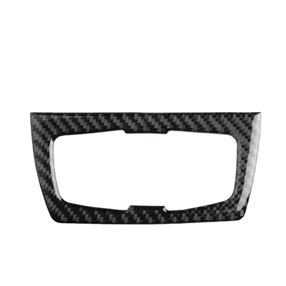 Carbon Fiber Auto Headlight Switch Frame Interior Cover Trim Accessories For BMW F30 F31 F32 F33 F34 3Series 328I 325I 2013-2019