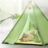 Гнездо для кошек Универсальная летняя палатка для домашних животных Съемная и моющаяся летняя палатка для кошек для маленьких собак, щенков, котят, кошек, домик