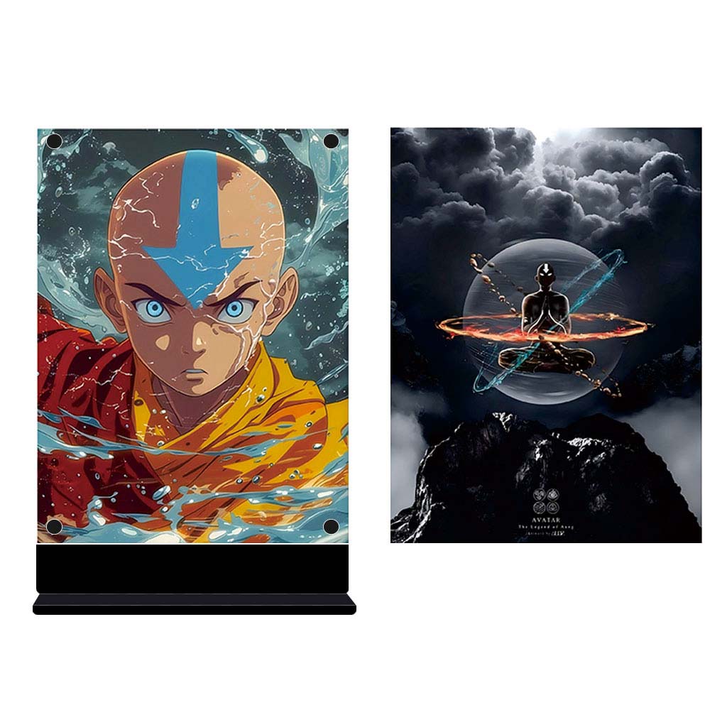 Led Backlit Poster One Piece Anime Night Light for Birthday Gift Bedroom Nightlight Game Room Deco Table Lamps Sign Zoro