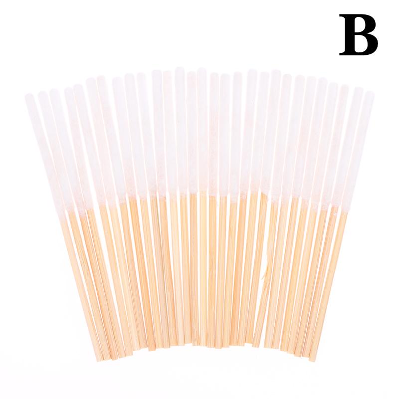 30 шт. сумка бамбуковые ватные палочки бутоны с длинной ватной головкой для бровей, губ, линии глаз, перманентная татуировка, макияж, косметика