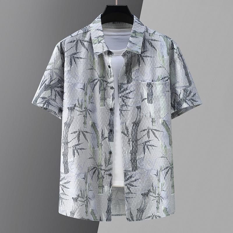 Мужские рубашки с коротким рукавом размера плюс 4XL-11XL, летняя модная повседневная мужская рубашка большого размера
