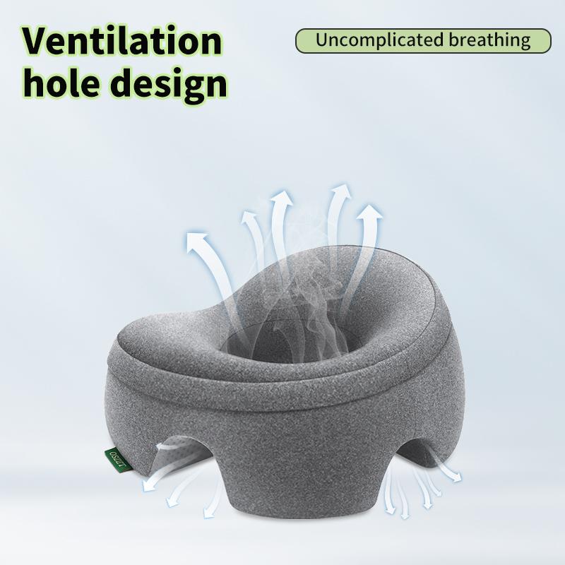 New Ergonomics Lying Down Pillow Memory Foam Breathable Head Rest Support Pillow Body Massage Face Rest Pillow for Beauty Salon