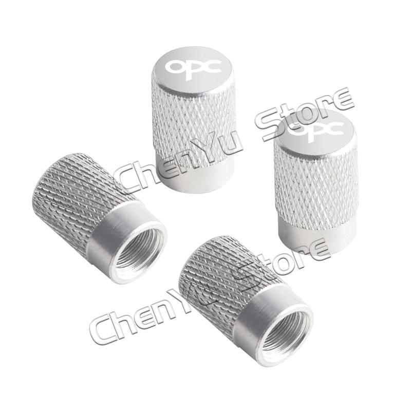 4Pcs OPC Logo Car Metal Wheel Tire Valve Caps Stem Case Dust Cap For Opel Astra Insignia Corsa Rocks Junior Accessories Styling PF5