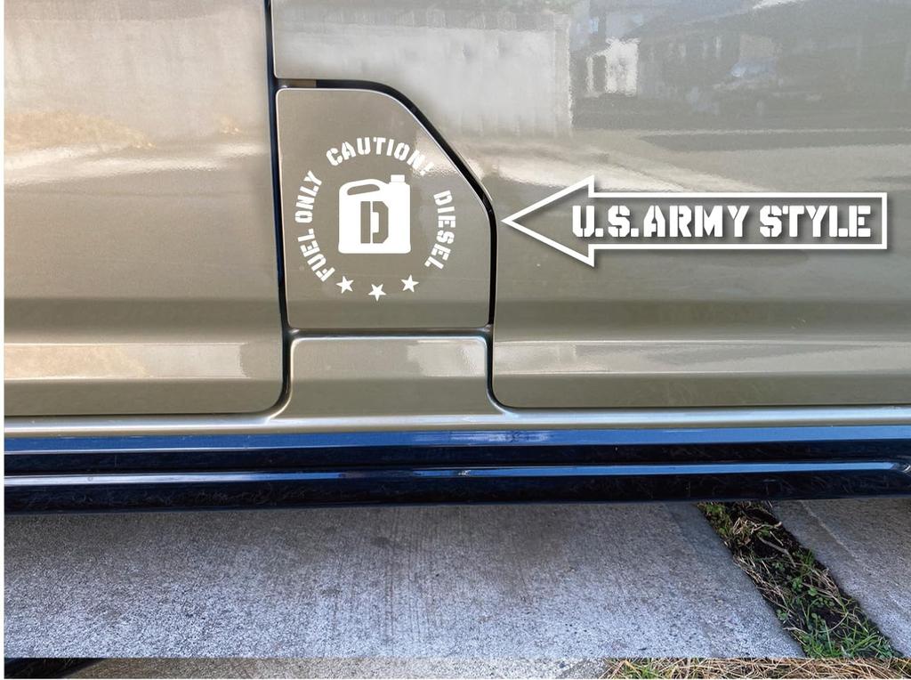 Кири Тип Персонажа Наклейка на Газовую Горловину Легкий Фургон Хайс Джимни Эври Хиджет Новая Модель Этли Милитари (Дизель Белый АРМИЯ)