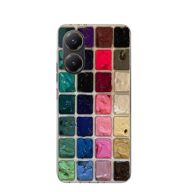 Watercolors Set Paint Palette Painting Box Case Phone Cover for Xiaomi Poco X3 Nfc X5 X6 X7 X4 Gt F7 Ultra F6 F5 Pro F4 F3 M5S M