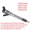 33800-27800 0445110253 0445110254 New CRDI Diesel Fuel Injector For Hyundai Santa Fe KIA VGT EU4 2.2L Engine