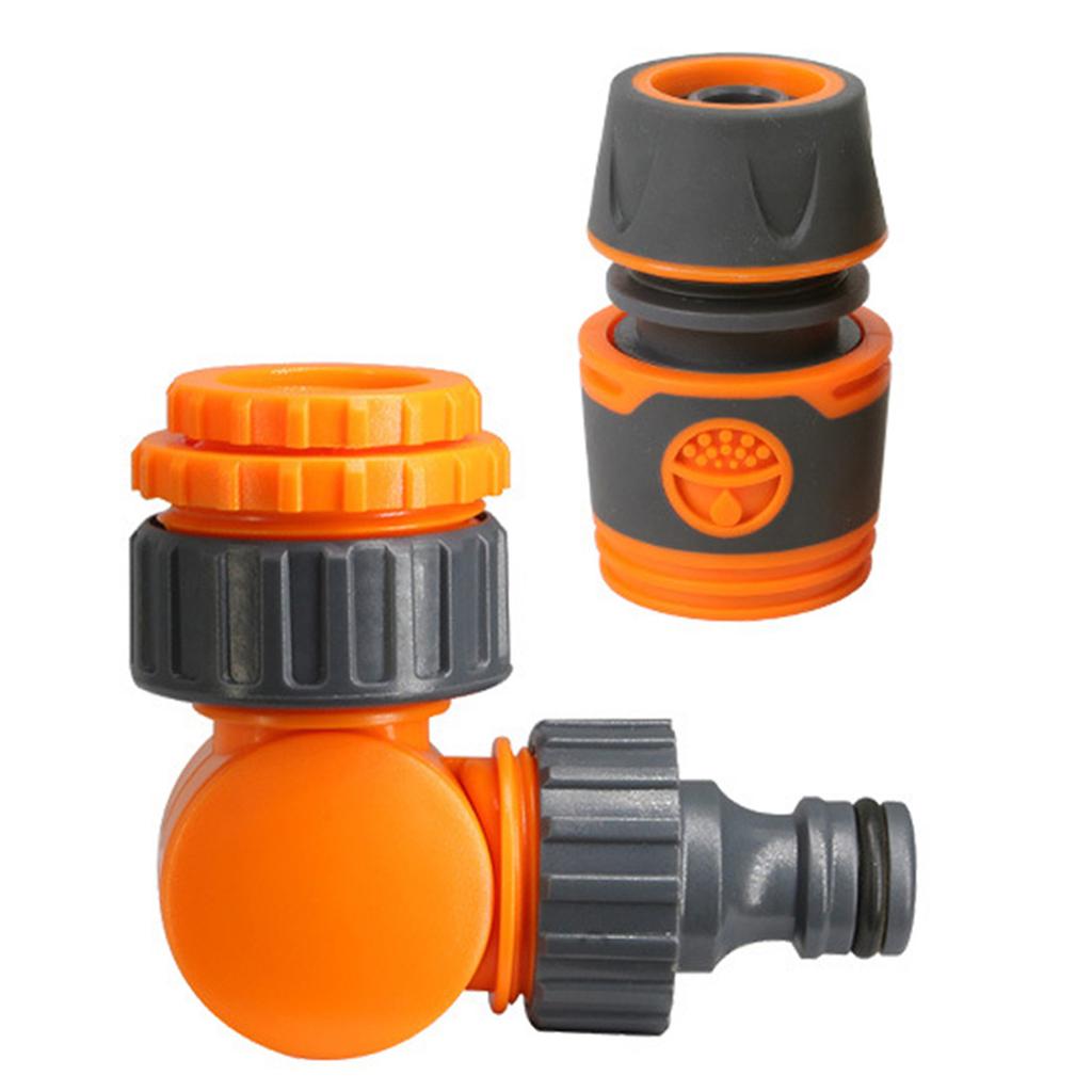 Легкие защелкивающиеся коннекторы Подходят для катушки садового шланга Адаптер для крана с функцией защиты от перегибов Удобный доступ к воде