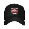 Unisex WomenSwiss Switzerland Flag Hat Retro  Baseball Caps Adjustable Casual Wear
