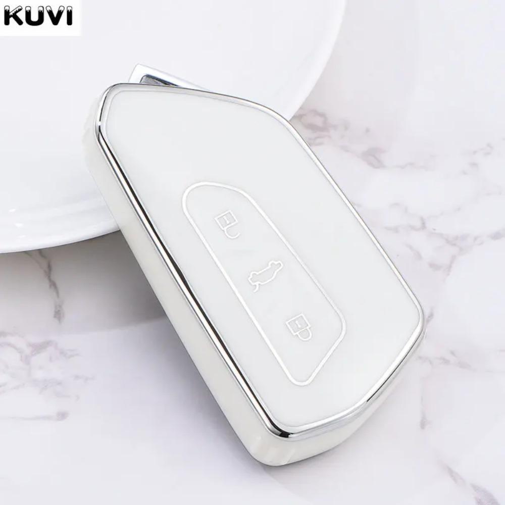 Soft TPU Car Remote Key Case Cover for VW Volkswagen Golf 8 MK8 2020 for Skoda Octavia for Seat Protection Shell Key Accessories