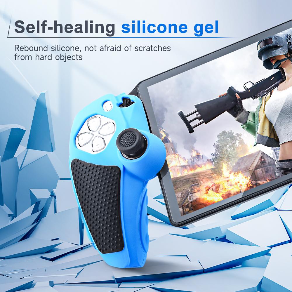 Для Sony PlayStation 5 контроллер чехол силиконовый защитный чехол с колпачками джойстика
