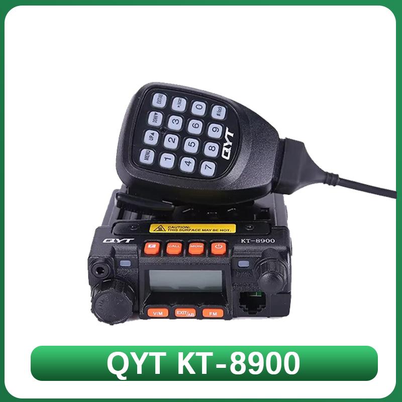 QYT KT-8900 Mini Mobile Radio VHF UHF 25W Max Power Car Walkie Talkie 200 Channel Ham Amateur Commercial  Wireless Communication