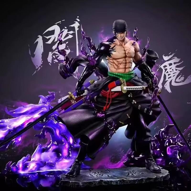 В наличии 25 см Аниме One Piece Фигурки Зоро Небесная живопись Ророноа Зоро Фигурки на шарнирах ПВХ Коллекционная модель Игрушки Подарки на день рождения