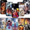 One Piece Luffy Soft Shell Phone Case for iPhone 16 15 14 13 12 Pro Max Plus Mini